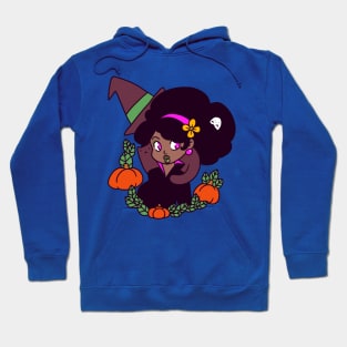 Black Cat and Witch Hoodie